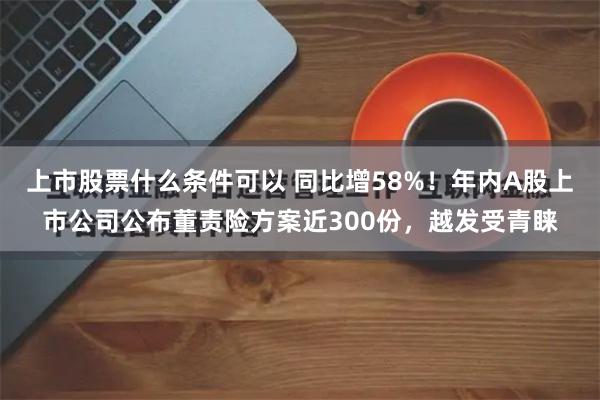 上市股票什么条件可以 同比增58%！年内A股上市公司公布董责险方案近300份，越发受青睐