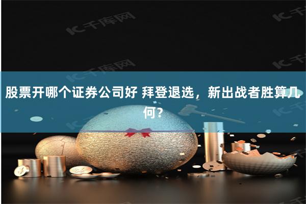 股票开哪个证券公司好 拜登退选，新出战者胜算几何？